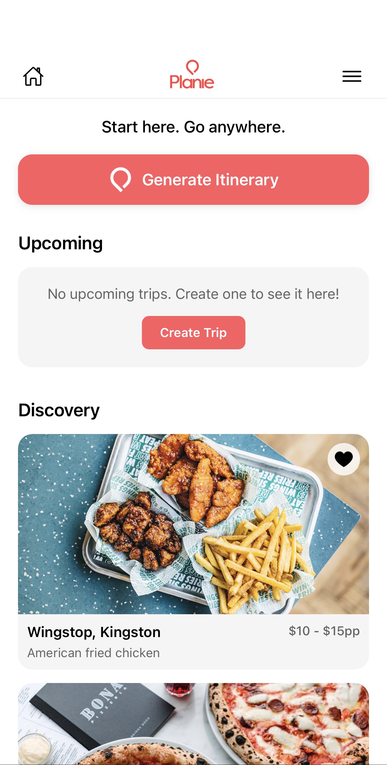 Planie Mobile App screenshot 1
